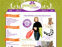 Tablet Screenshot of greengirlsmarket.com